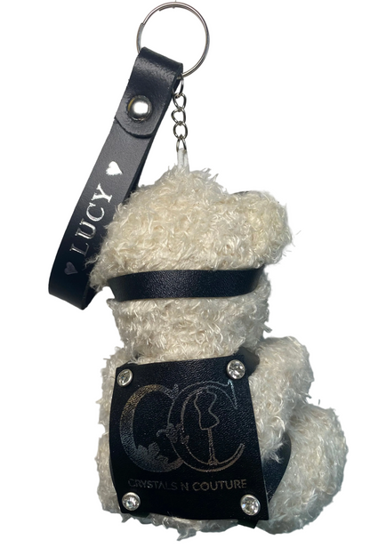 Personalised Mini K Bear Keyring