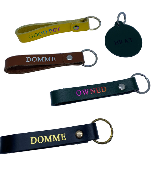Custom Leather Keyring