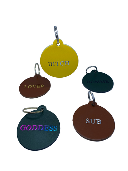 Custom Round Keyring