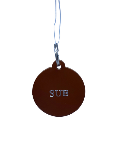 Custom Round Keyring
